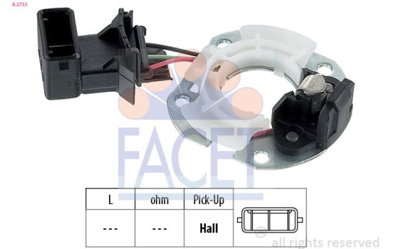 Sensor, ignition pulse Made in Italy - OE Equivalent 8.2733 Facet