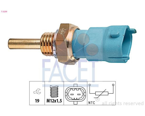 Sensor, fuel temperature Made in Italy - OE Equivalent