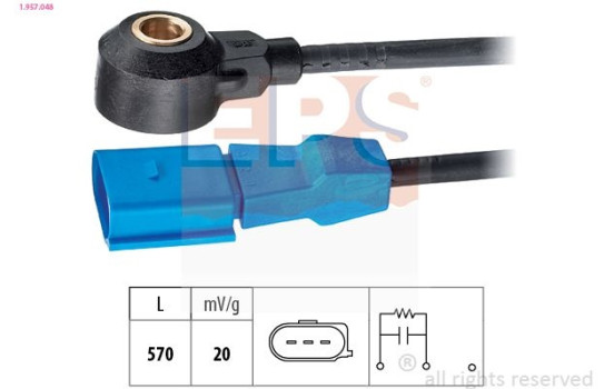 Knock Sensor 1.957.048 EPS Facet