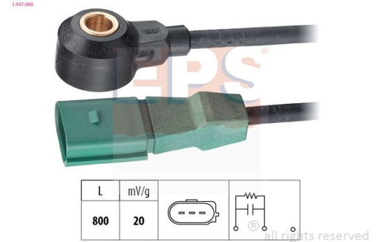 Knock Sensor 1.957.060 EPS Facet