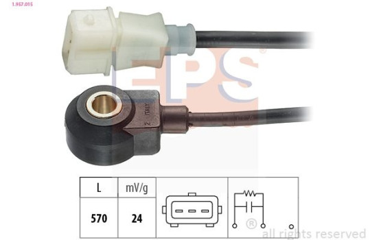 Knock Sensor Made in Italy - OE Equivalent 1.957.015 EPS Facet