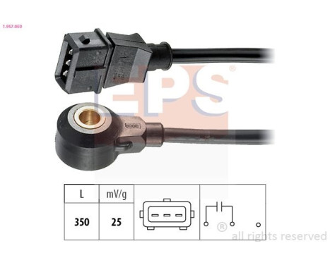 Knock Sensor Made in Italy - OE Equivalent 1.957.050 EPS Facet