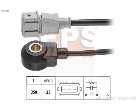 Knock Sensor Made in Italy - OE Equivalent 1.957.052 EPS Facet
