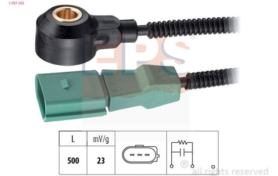 Knock Sensor Made in Italy - OE Equivalent 1.957.163 EPS Facet