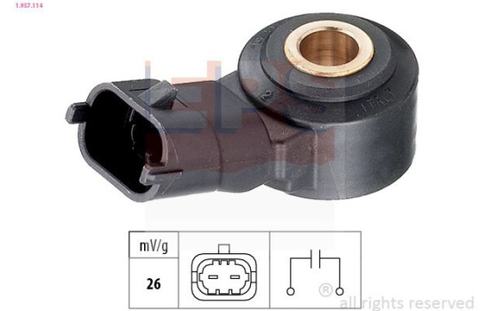 Knock Sensor Made in Italy - OE Equivalent 1957114 EPS Facet