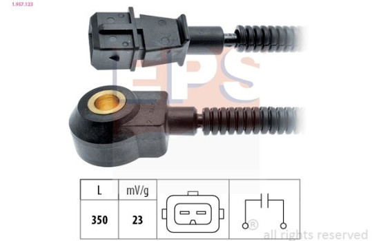Knock Sensor Made in Italy - OE Equivalent 1957123 EPS Facet