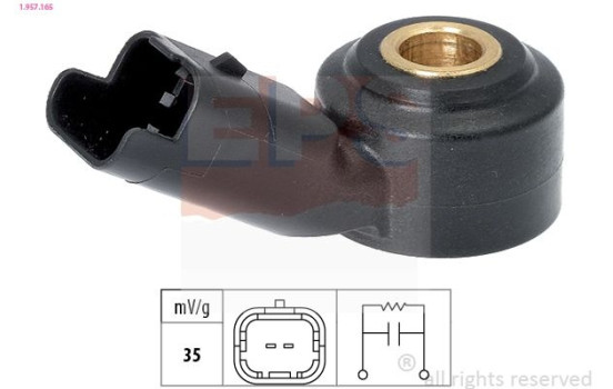 Knock Sensor Made in Italy - OE Equivalent 1957165 EPS Facet