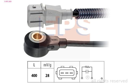 Knock Sensor Made in Italy - OE Equivalent 1957203 EPS Facet