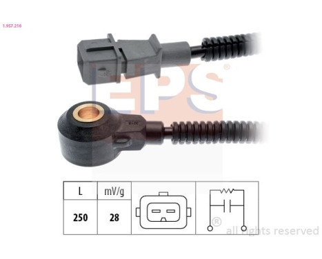 Knock Sensor Made in Italy - OE Equivalent 1957216 EPS Facet