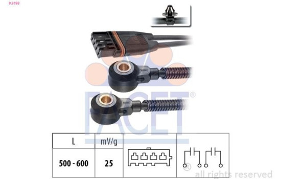 Knock Sensor Made in Italy - OE Equivalent