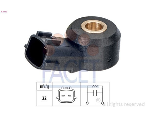 Knock Sensor Made in Italy - OE Equivalent