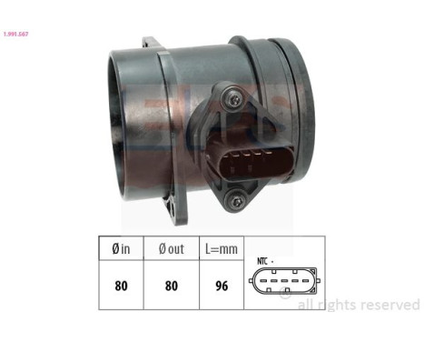 Air mass meter