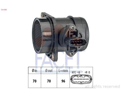 Air Mass Sensor Made in Italy - OE Equivalent