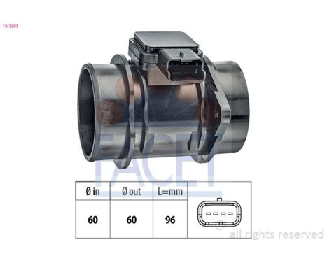 Air Mass Sensor Made in Italy - OE Equivalent
