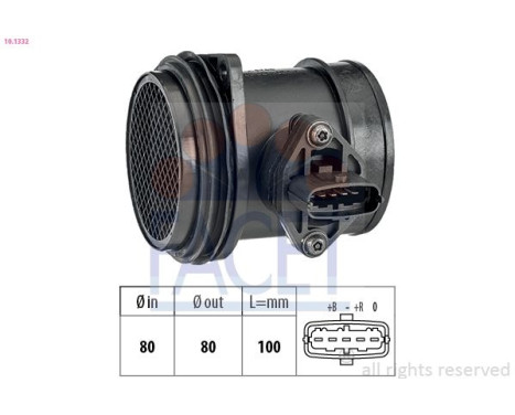 Air Mass Sensor Made in Italy - OE Equivalent