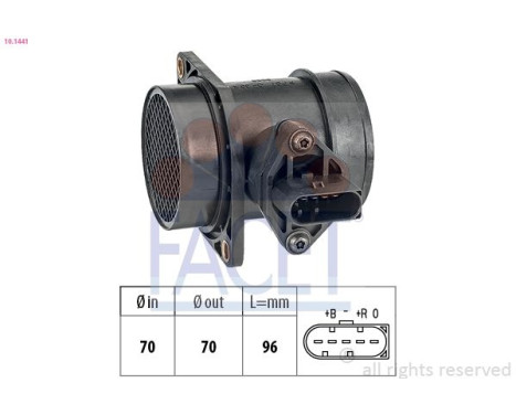 Air Mass Sensor Made in Italy - OE Equivalent