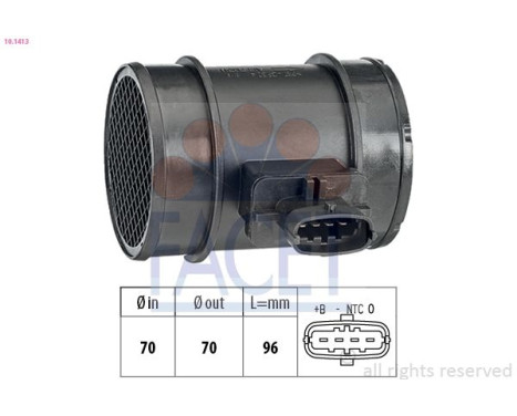 Air Mass Sensor Made in Italy - OE Equivalent