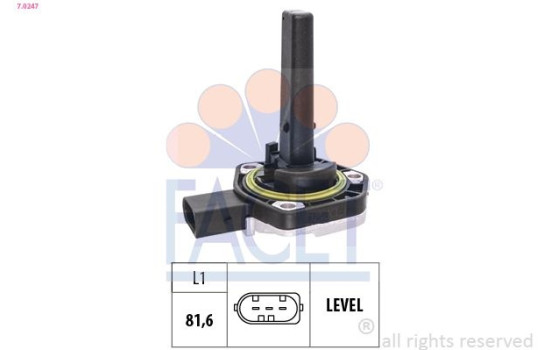 Sensor, engine oil level