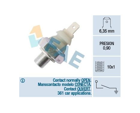 Oil pressure sensor