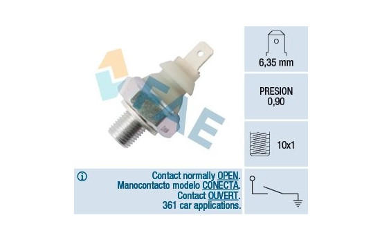 Oil pressure sensor