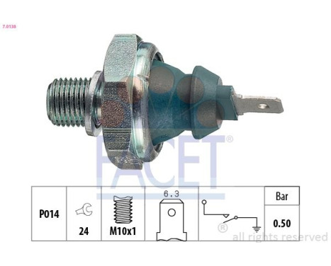 Oil pressure sensor