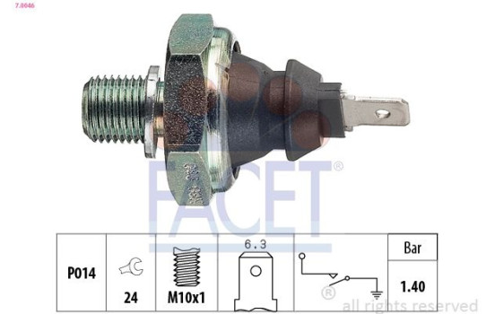 Oil pressure sensor