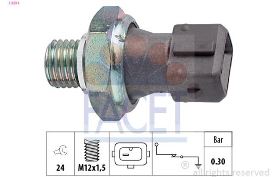 Oil pressure sensor
