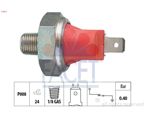 Oil pressure sensor