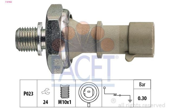 Oil Pressure Switch Made in Italy - OE Equivalent