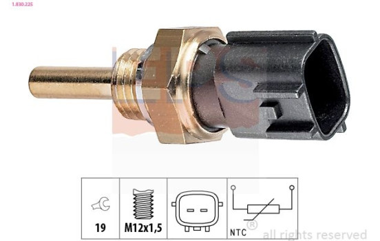 Sensor, fuel temperature Made in Italy - OE Equivalent 1.830.225 EPS Facet