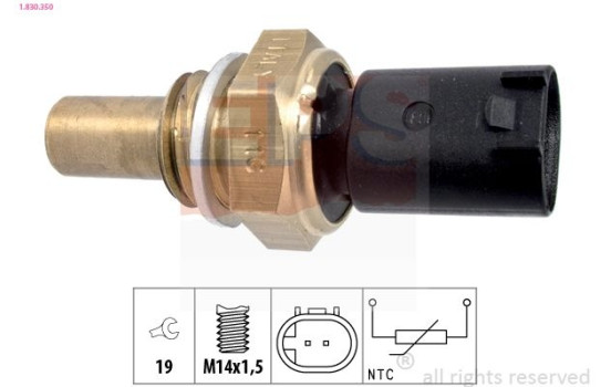 Sensor, fuel temperature Made in Italy - OE Equivalent 1830350 EPS Facet