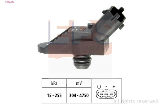 Air Pressure Sensor, height adaptation Made in Italy - OE Equivalent 1.993.013 EPS Facet