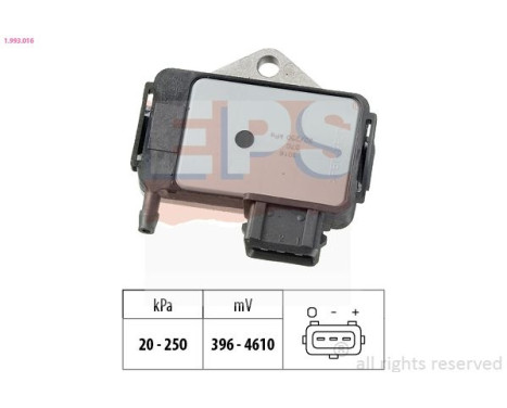 Air Pressure Sensor, height adaptation Made in Italy - OE Equivalent 1.993.016 EPS Facet