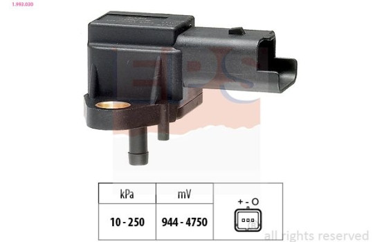 Air Pressure Sensor, height adaptation Made in Italy - OE Equivalent 1.993.030 EPS Facet