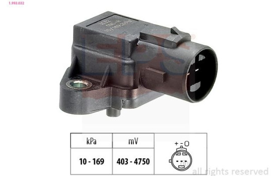 Air Pressure Sensor, height adaptation Made in Italy - OE Equivalent 1.993.032 EPS Facet