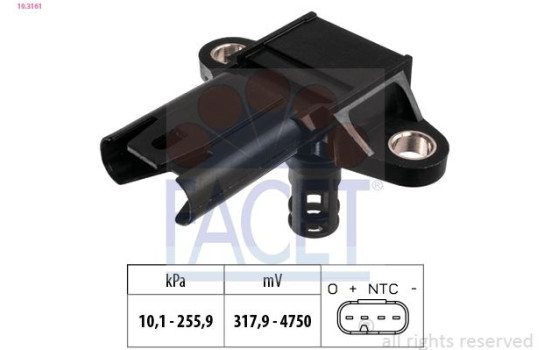 Air Pressure Sensor, height adaptation Made in Italy - OE Equivalent