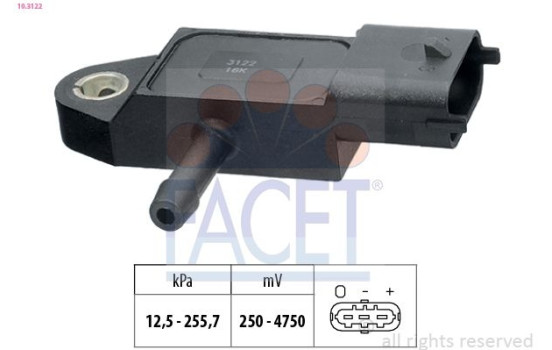Air Pressure Sensor, height adaptation Made in Italy - OE Equivalent