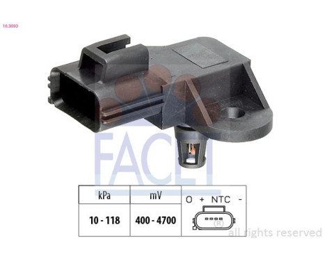 Air Pressure Sensor, height adaptation Made in Italy - OE Equivalent