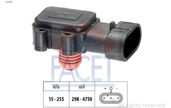Air Pressure Sensor, height adaptation Made in Italy - OE Equivalent