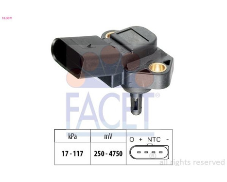 Air Pressure Sensor, height adaptation Made in Italy - OE Equivalent