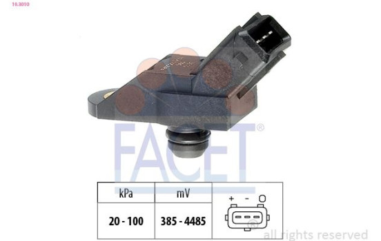 Air Pressure Sensor, height adaptation Made in Italy - OE Equivalent