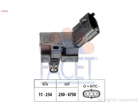 Air Pressure Sensor, height adaptation Made in Italy - OE Equivalent