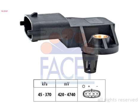 Air Pressure Sensor, height adaptation Made in Italy - OE Equivalent