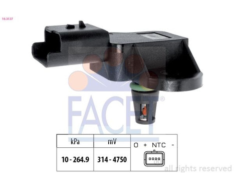 Air Pressure Sensor, height adaptation Made in Italy - OE Equivalent