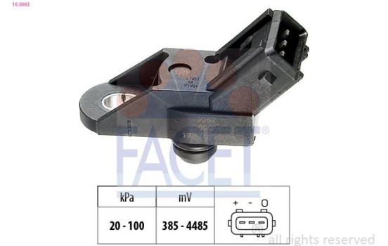 Air Pressure Sensor, height adaptation Made in Italy - OE Equivalent