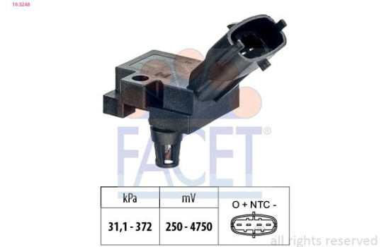 Air Pressure Sensor, height adaptation Made in Italy - OE Equivalent