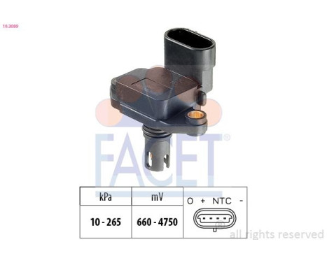 Air Pressure Sensor, height adaptation Made in Italy - OE Equivalent