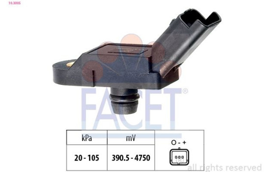 Air Pressure Sensor, height adaptation Made in Italy - OE Equivalent