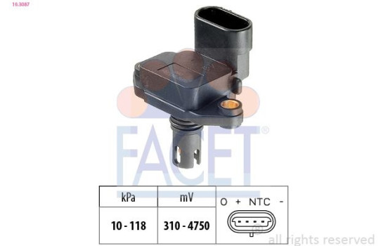 Air Pressure Sensor, height adaptation Made in Italy - OE Equivalent