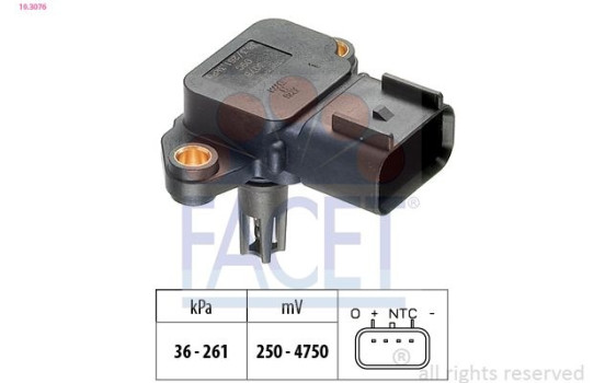 Air Pressure Sensor, height adaptation Made in Italy - OE Equivalent